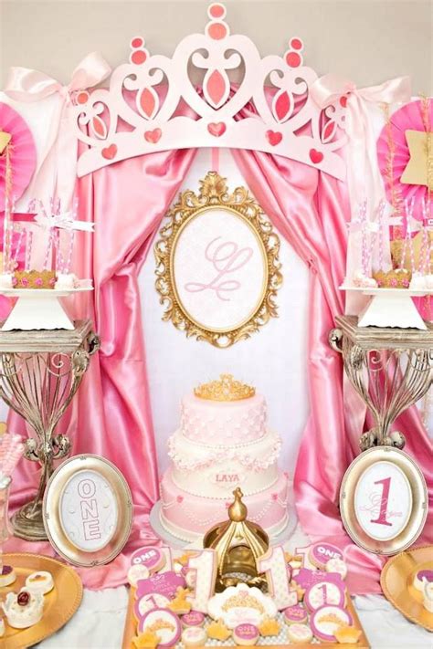 first birthday princess theme